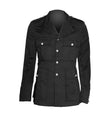 Men Gothic Military Black Officer Coat | Dark Elegance with Commanding Style