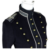 Women Army Military Officer Jacket | Ralph Lauren Denim & Supply Embroidered Band Coat
