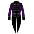 Men Steampunk Victorian Purple Tailcoat | Gothic Vintage Formal Jacket