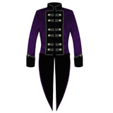 Men Steampunk Victorian Purple Tailcoat | Gothic Vintage Formal Jacket