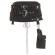 Women Gothic Buckle Mini Skirt | Edgy Black Goth Fashion Skirt