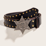 Rivet Punk Wide Belt Jeans Universal