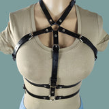 Bondage Bdsm Harness Woman Erotic Lingerie Harness Set - Alternative Gothic Dark Wear | Embrace Dark Aesthetic Men & Women Gothic Clothing