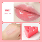 Lipstick Cute Cheese Lip Balm Temperature Change Moisturizing