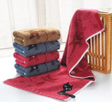 Tail Hook Cotton Cat Face Towel 25x50cm