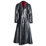 Handmade Men Long Coat Retro Leather Coat Trench Coat Steampunk Gothic Clothing - Alternative Gothic Dark Wear | Embrace Dark Aesthetic Men & Women Gothic Clothing