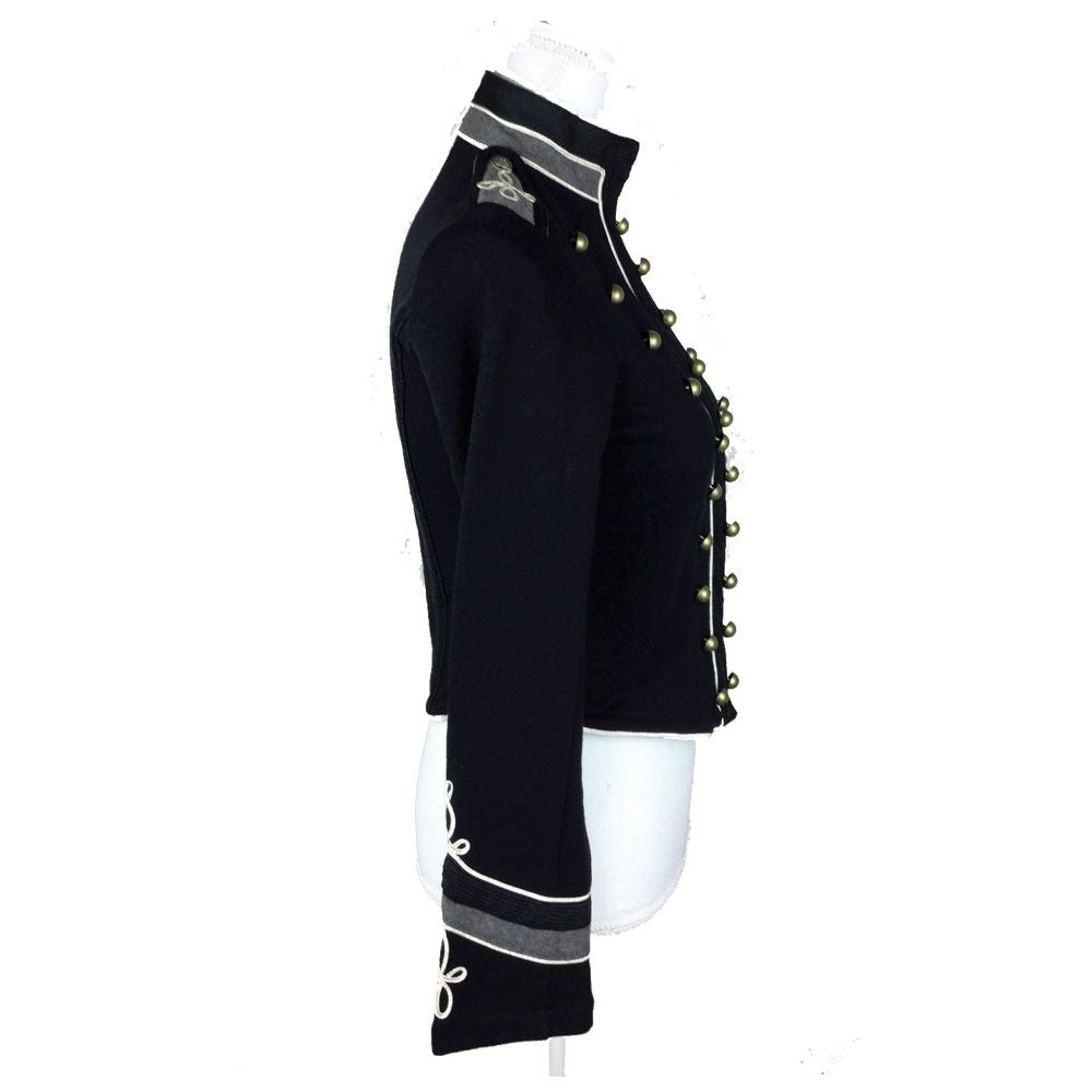 Women Army Military Officer Jacket | Ralph Lauren Denim & Supply Embroidered Band Coat