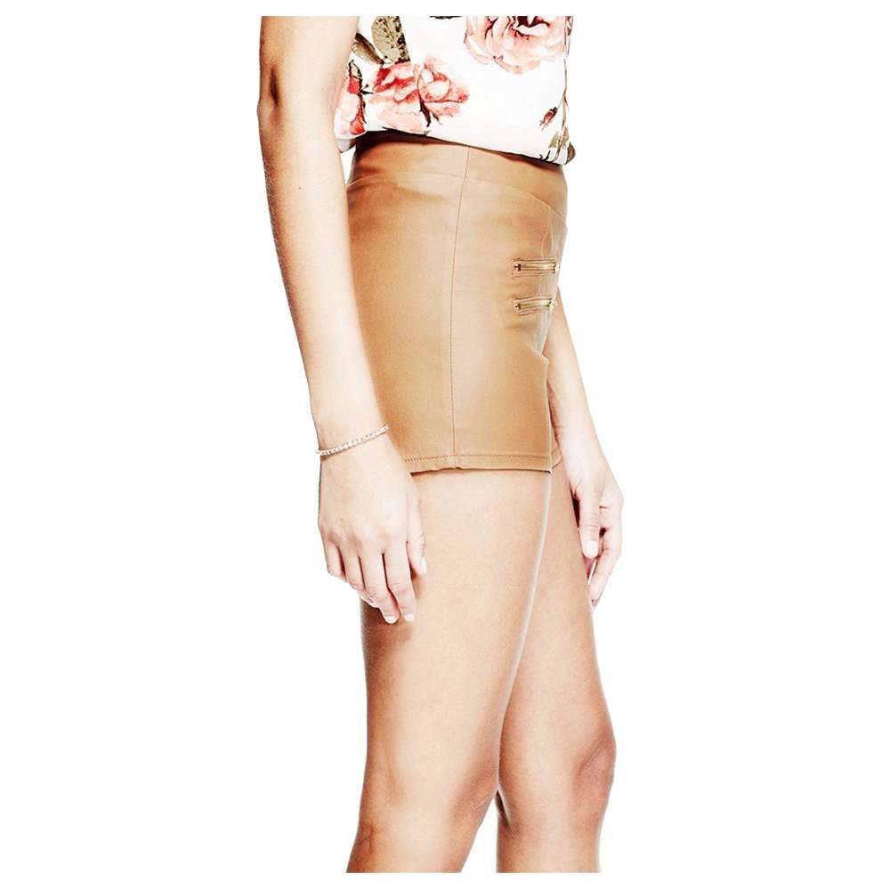 Women Gothic Leather Sports Shorts | Sexy Hot Pants in Soft Napa Lambskin