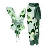 Siamese Conservative Covering Belly Thin Swimsuit French Retro One-piece Bikini
