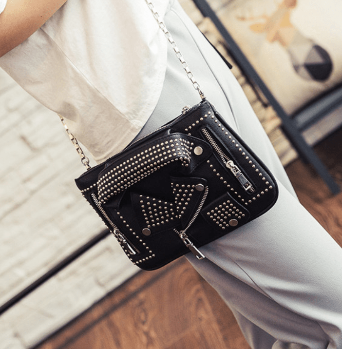 Clothes rivet clutch - Alternative Gothic Dark Wear | Embrace Dark Aesthetic Men & Women Gothic Clothing