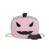Halloween Cartoon Pumpkin Shoulder Bag For Girls Personality Funny Creative Chain Crossbody Bags Women - Alternative Gothic Dark Wear | Embrace Dark Aesthetic Men & Women Gothic Clothing