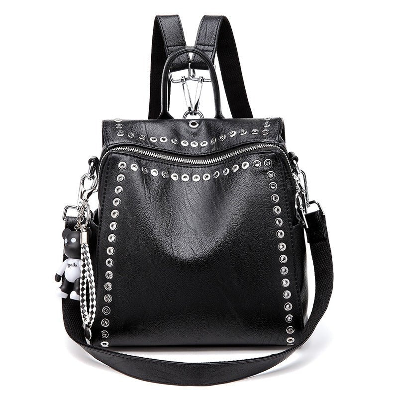 new female fashion bags handbag shoulder bag Korean personality rivet women's shoulder bag one generation - Alternative Gothic Dark Wear | Embrace Dark Aesthetic Men & Women Gothic Clothing