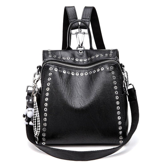 new female fashion bags handbag shoulder bag Korean personality rivet women's shoulder bag one generation - Alternative Gothic Dark Wear | Embrace Dark Aesthetic Men & Women Gothic Clothing