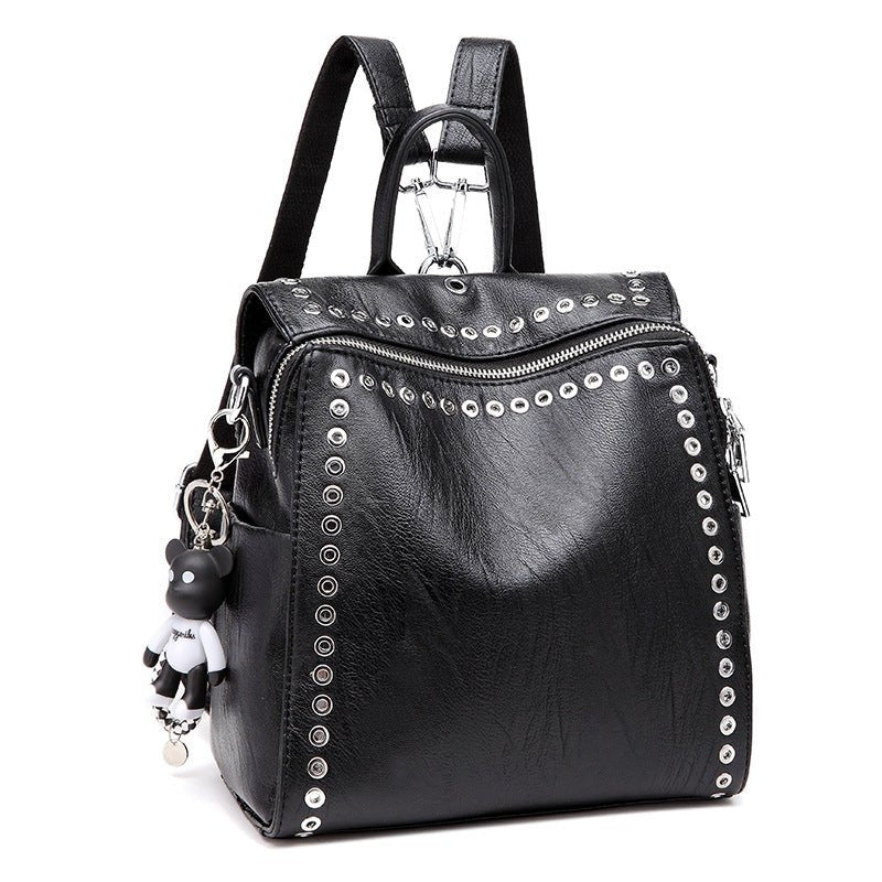 new female fashion bags handbag shoulder bag Korean personality rivet women's shoulder bag one generation - Alternative Gothic Dark Wear | Embrace Dark Aesthetic Men & Women Gothic Clothing