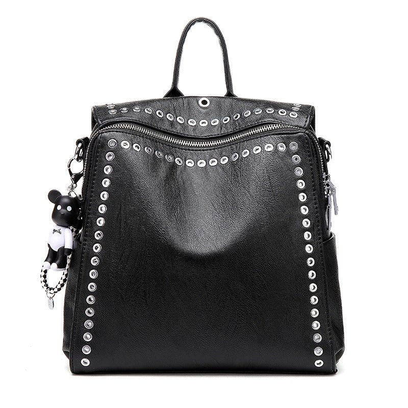 new female fashion bags handbag shoulder bag Korean personality rivet women's shoulder bag one generation - Alternative Gothic Dark Wear | Embrace Dark Aesthetic Men & Women Gothic Clothing