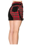 Punk Women Gothic Badass Babes Shorts Skirt | Edgy Punk Goth Fashion Skirt