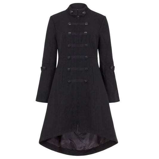New Handmade Women Gothic Coat | Punk Corporate Vampire Style Ladies Jacket