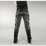 New Leather Pant | Punk Bondage Trouser | Fashion Biker Pant