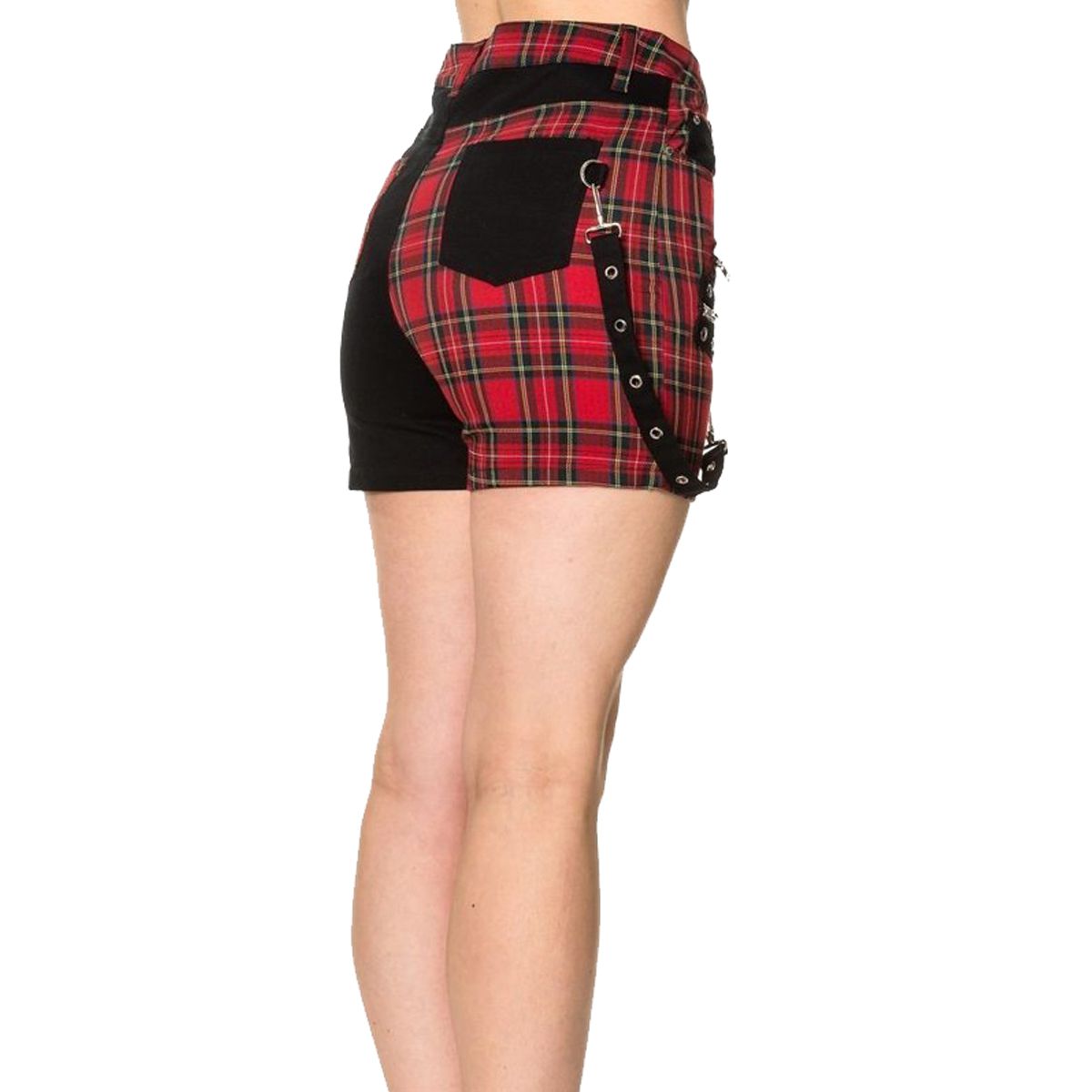 Punk Women Shorts Gothic Fashion Banned Badass Babes Shorts Women Skirt - Alternative Gothic Dark Wear | Embrace Dark Aesthetic Men & Women Gothic Clothing