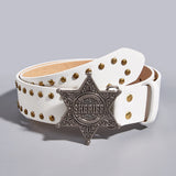 Rivet Punk Wide Belt Jeans Universal