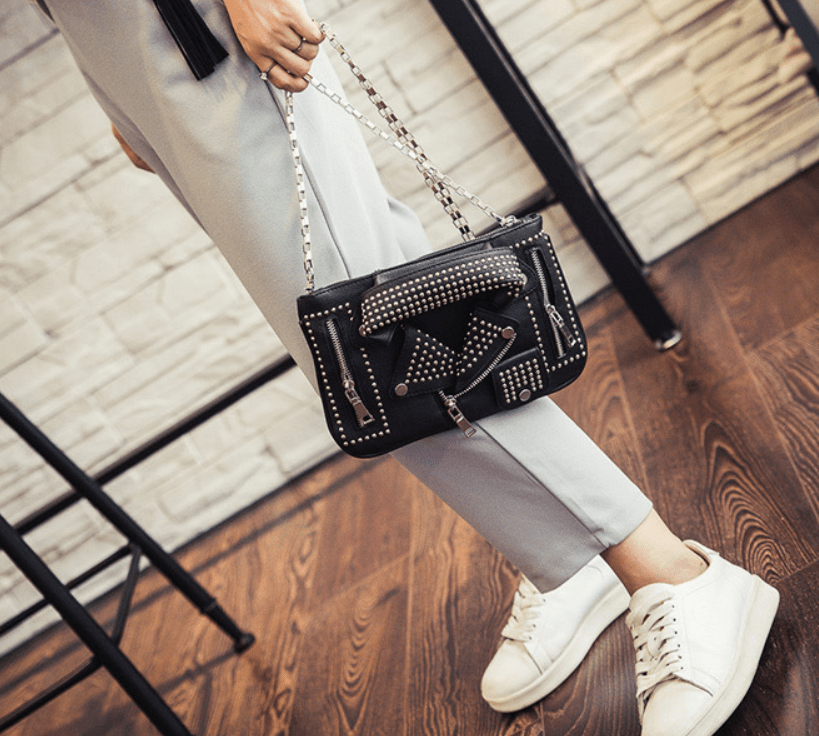 Clothes rivet clutch - Alternative Gothic Dark Wear | Embrace Dark Aesthetic Men & Women Gothic Clothing