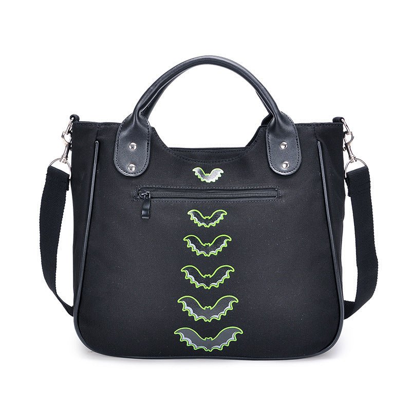 Halloween skull print handbag - Alternative Gothic Dark Wear | Embrace Dark Aesthetic Men & Women Gothic Clothing