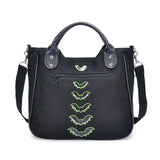 Halloween skull print handbag - Alternative Gothic Dark Wear | Embrace Dark Aesthetic Men & Women Gothic Clothing