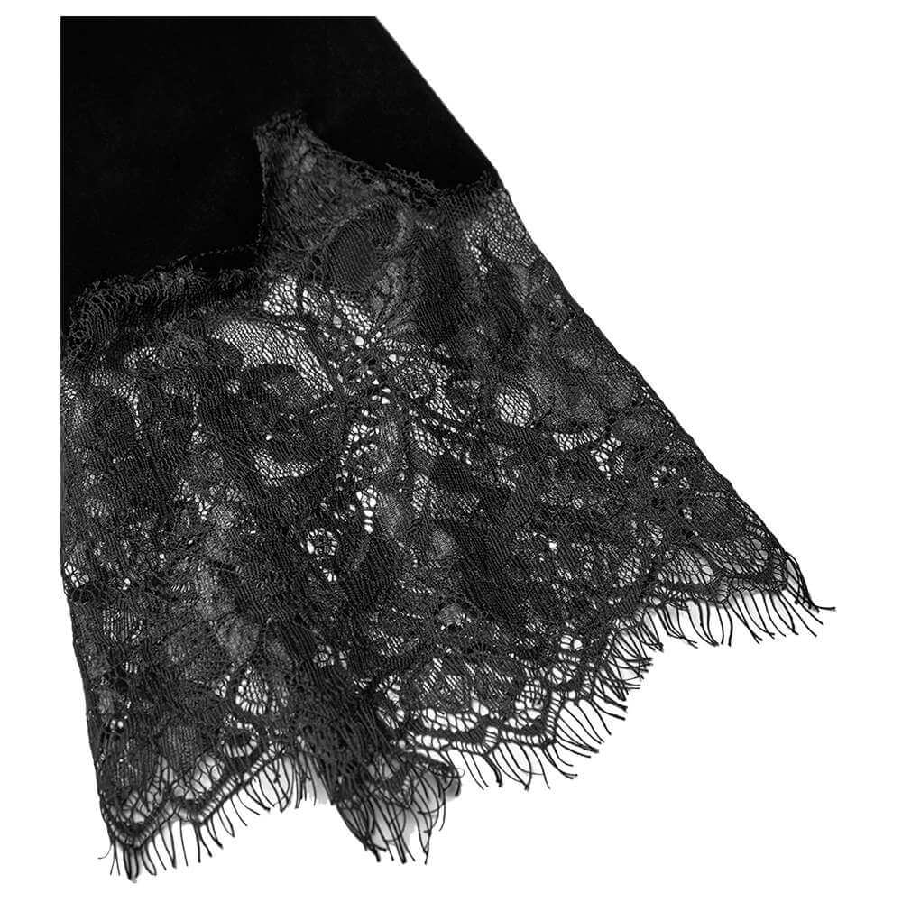 Women Gothic Velvet Waistcoat Vest | Punk Rave Black Tailored Jacket