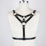 Leather Sex Gothic Harness - Alternative Gothic Dark Wear | Embrace Dark Aesthetic Men & Women Gothic Clothing