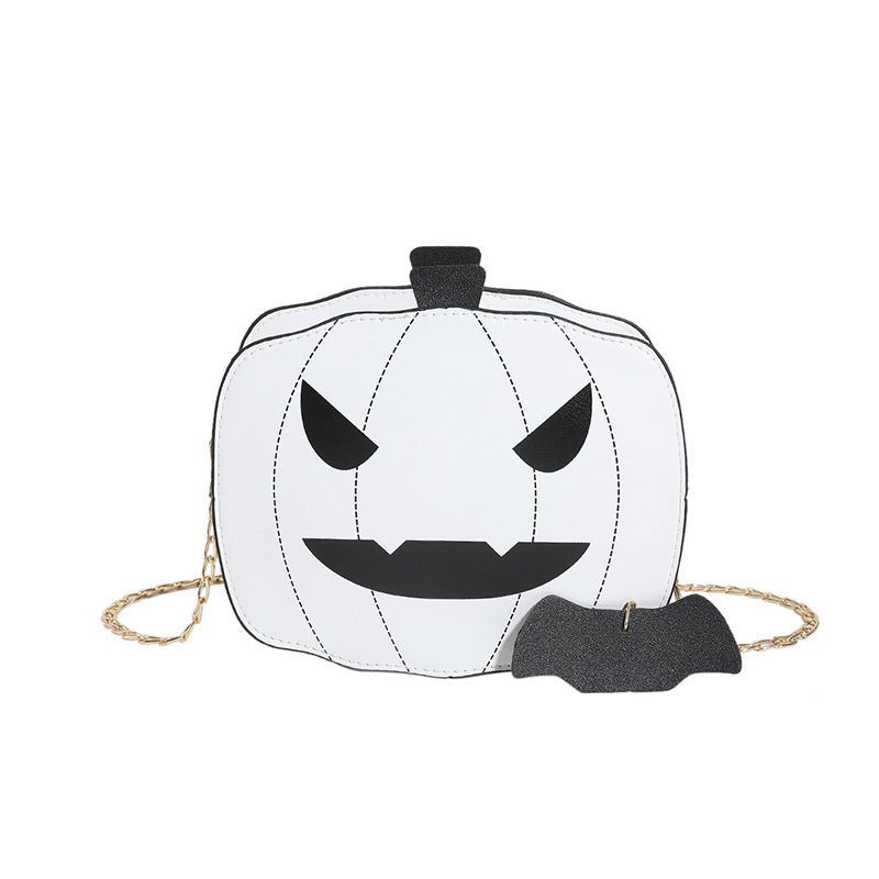 Halloween Cartoon Pumpkin Shoulder Bag For Girls Personality Funny Creative Chain Crossbody Bags Women - Alternative Gothic Dark Wear | Embrace Dark Aesthetic Men & Women Gothic Clothing