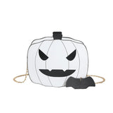Halloween Cartoon Pumpkin Shoulder Bag For Girls Personality Funny Creative Chain Crossbody Bags Women - Alternative Gothic Dark Wear | Embrace Dark Aesthetic Men & Women Gothic Clothing