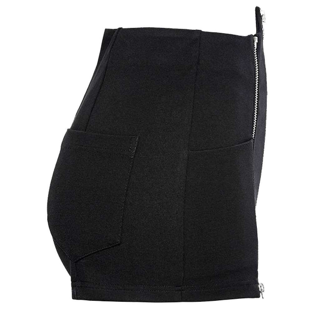 Women Tech Noir Gothic Shorts | Futuristic Cyberpunk Streetwear