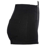 Women Tech Noir Gothic Shorts | Futuristic Cyberpunk Streetwear