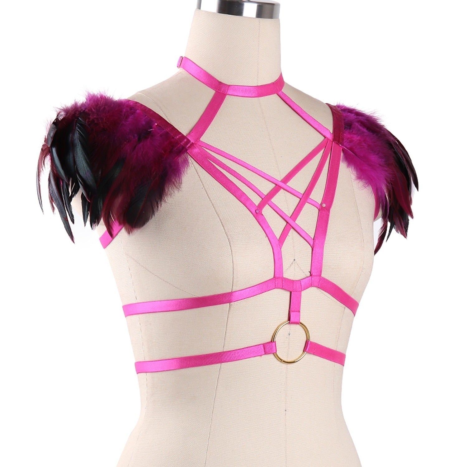 Hollow Out Halter Harness Underwear - Alternative Gothic Dark Wear | Embrace Dark Aesthetic Men & Women Gothic Clothing