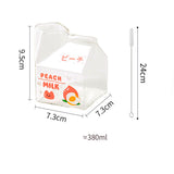 Glass Square Milk Carton Mug Microwaveable