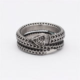 Men's And Women's Gothic Style Snake Head Ring