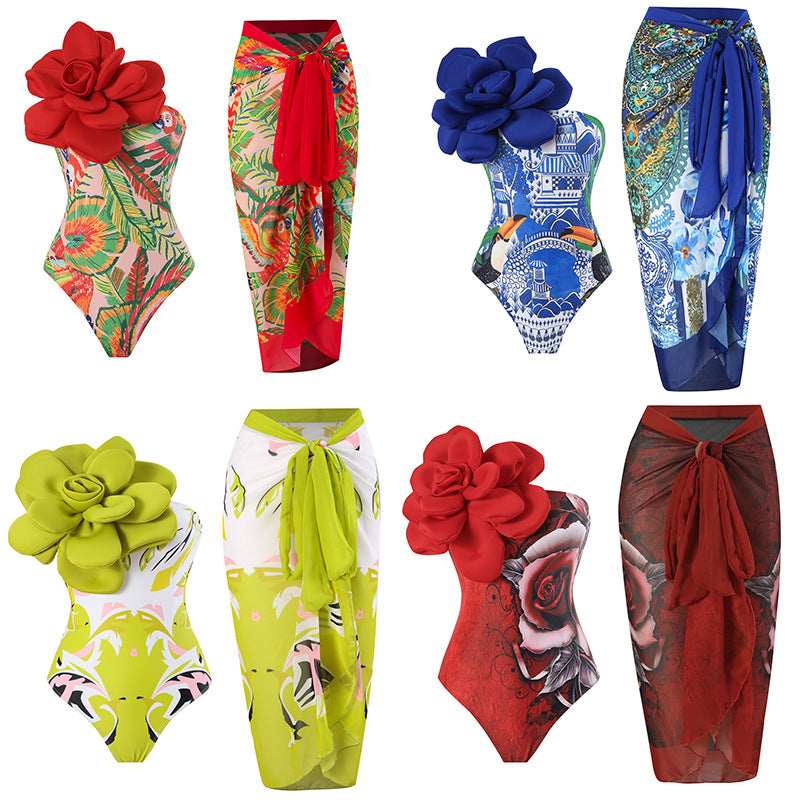 Fairy Style Jumpsuit Sunscreen Gauze Dress Holiday Suit European And American Style