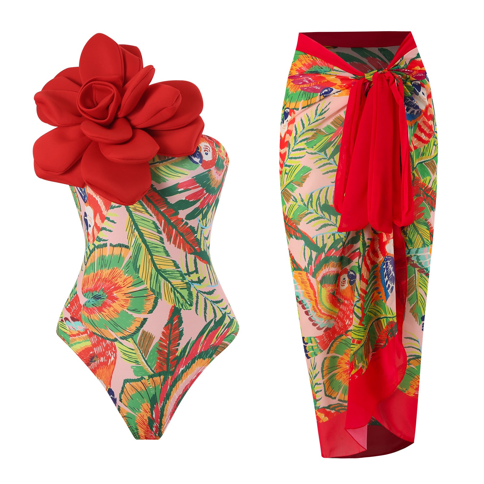 Fairy Style Jumpsuit Sunscreen Gauze Dress Holiday Suit European And American Style
