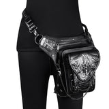 New Steampunk Skull Chain Locomotive Bag - Alternative Gothic Dark Wear | Embrace Dark Aesthetic Men & Women Gothic Clothing