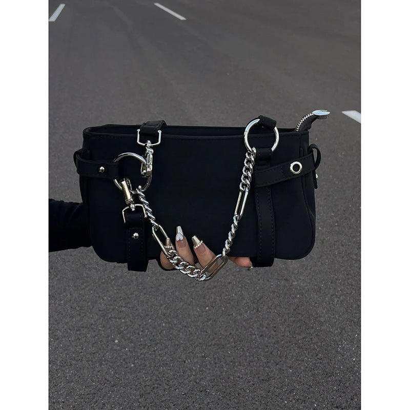Small New Spice Girl Chain Crossbody Handbag Female - Alternative Gothic Dark Wear | Embrace Dark Aesthetic Men & Women Gothic Clothing