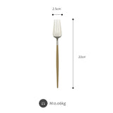 Electroplating Western Tableware Stainless Steel Cutlery Set