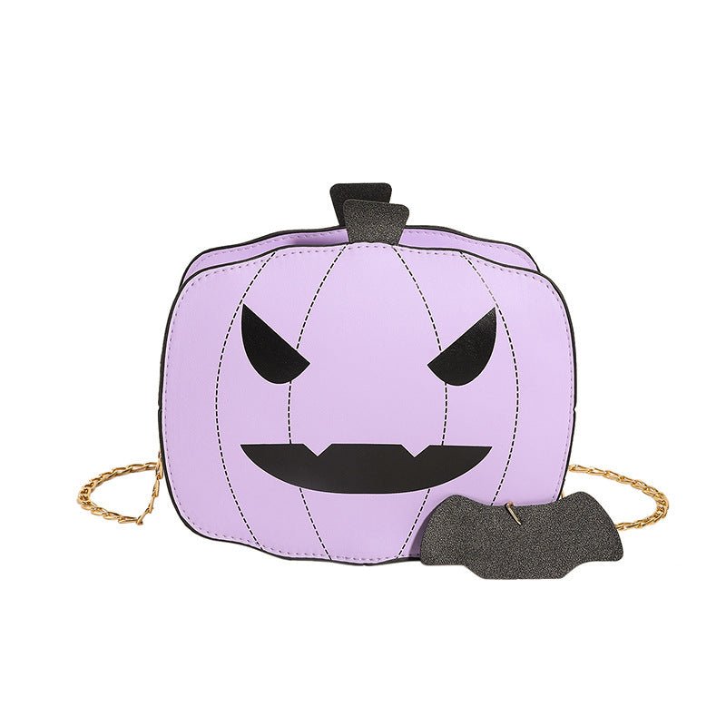Halloween Cartoon Pumpkin Shoulder Bag For Girls Personality Funny Creative Chain Crossbody Bags Women - Alternative Gothic Dark Wear | Embrace Dark Aesthetic Men & Women Gothic Clothing