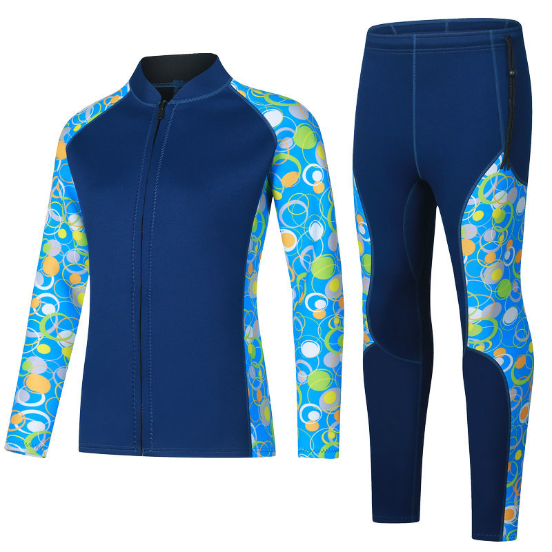 Diving Suit 3mm Split Long-sleeved Long Trousers Snorkeling Swimsuit
