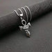 Steel color single pendant