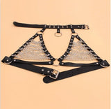 Pointed Rivet Punk Collar Belt Jewelry Waist Chain Belt Body Chain - Alternative Gothic Dark Wear | Embrace Dark Aesthetic Men & Women Gothic Clothing