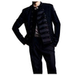 Men's Black Velvet Gothic Style Coat | Luxurious Formal Outerwear with Dark Elegance