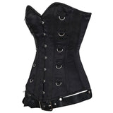 Women Corset Buckle Belt | Ladies Fetish Waist Corset with Studded Details