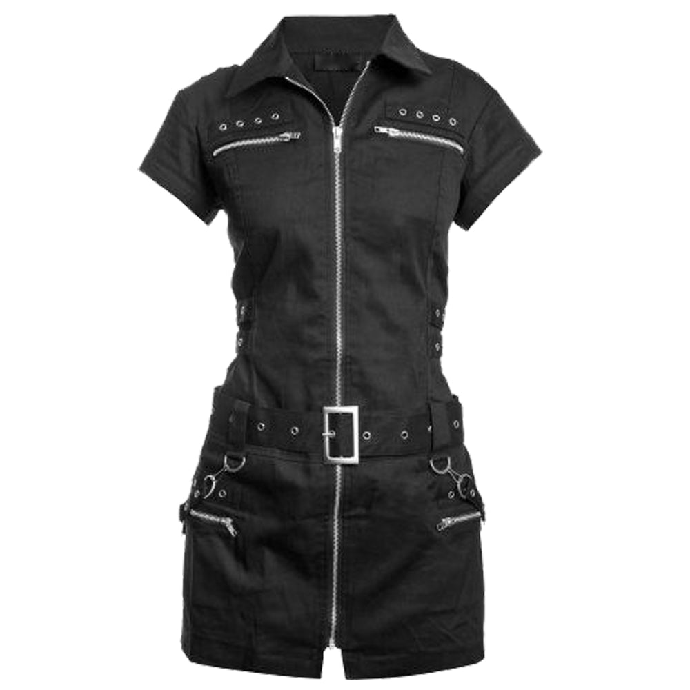Women Hearts & Roses Bondage Jacket | Gothic Punk Vintage Military Style Jacket