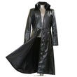Vampire Black Faux Leather Coat | Men Victorian Long Tailcoat