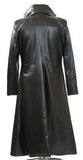 Vampire Black Faux Leather Coat | Men Victorian Long Tailcoat